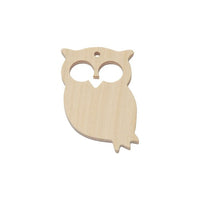 Prodotti in legno per la creazione di gioielli - gufo 6 cm