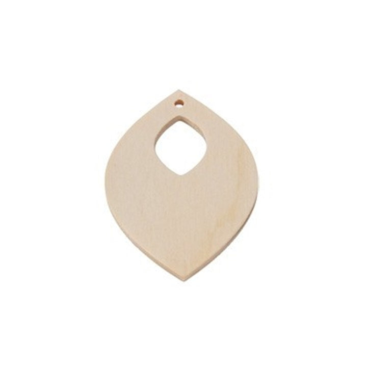 Prodotti in legno per la realizzazione di gioielli - foglio 5,5 cm