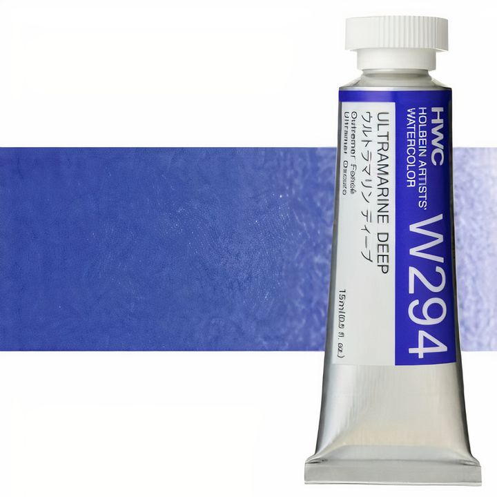 Colori ad acquarello professionali Holbein Artists 15 ml – oltremare scuro