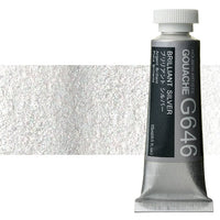 Colori a guazzo professionali Holbein Artists 15 ml – argento brillante