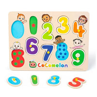 Puzzle a incastro in legno Cocomelon numeri