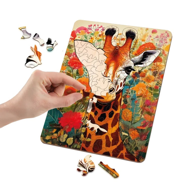 Puzzle in legno Giraffa 130 pezzi