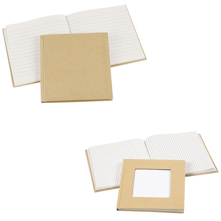 Quaderno marrone 14 x 14 cm | varie varianti
