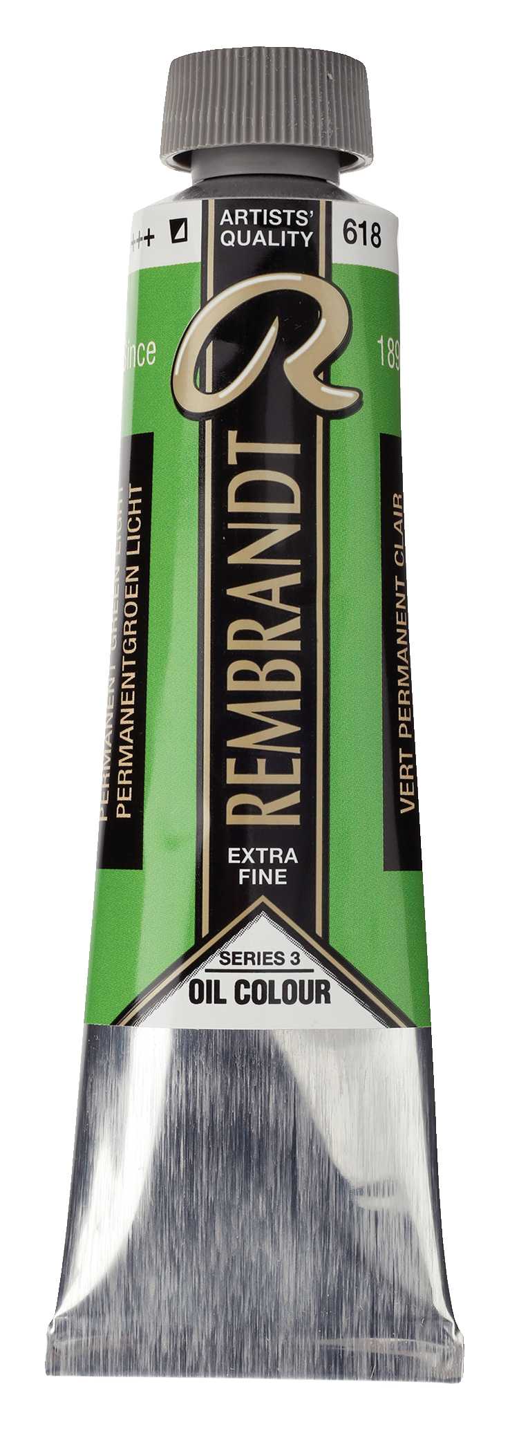 Colore ad olio Rembrandt 40 ml | scegli tonalità – Permanent Green Light