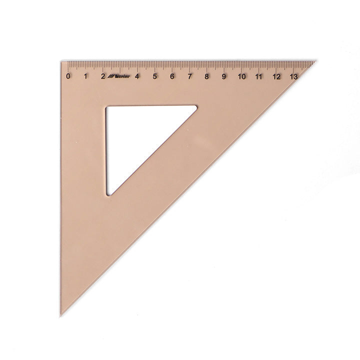 Riga triangolare LENIAR 45° / 21 cm