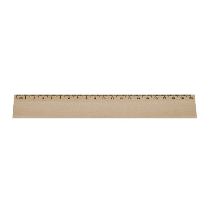 Righello in legno 20 cm