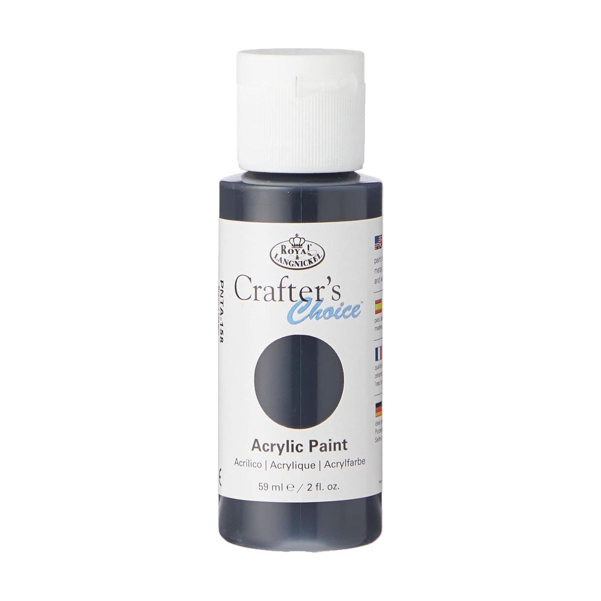 Colore acrilico Crafter s Choice 59 ml | colori diversi – Black