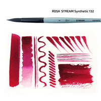 ROSA STREAM 132 Pennello rotondo sintetico | Varie dimensioni