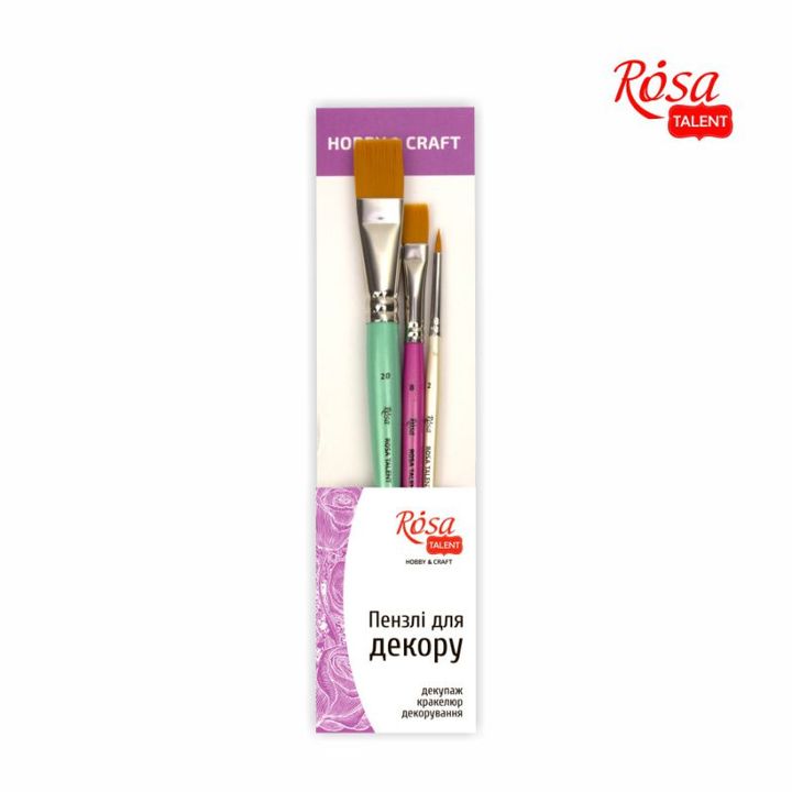 ROSA TALENT Set di pennelli per hobby e artigianato