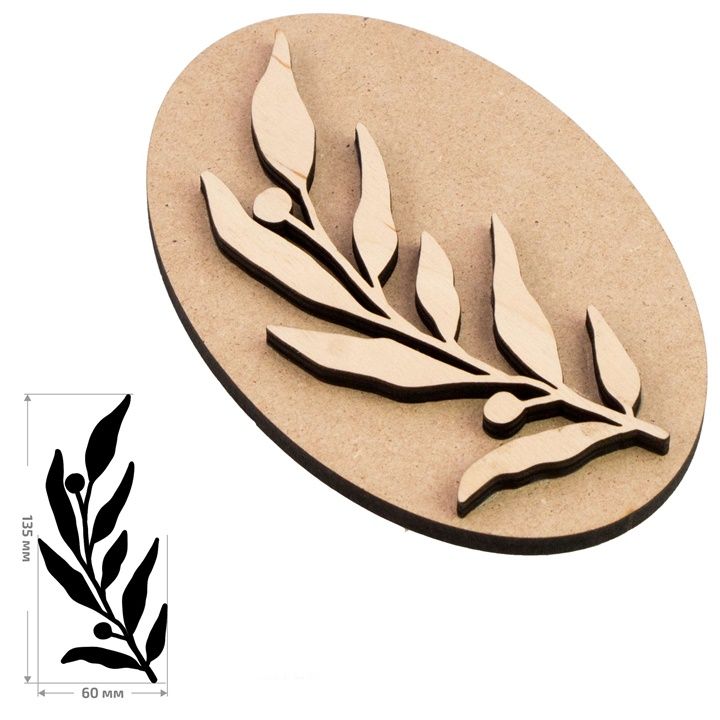 ROSA TALENT Timbro in legno n. 1 Botanico 6x13,5 cm