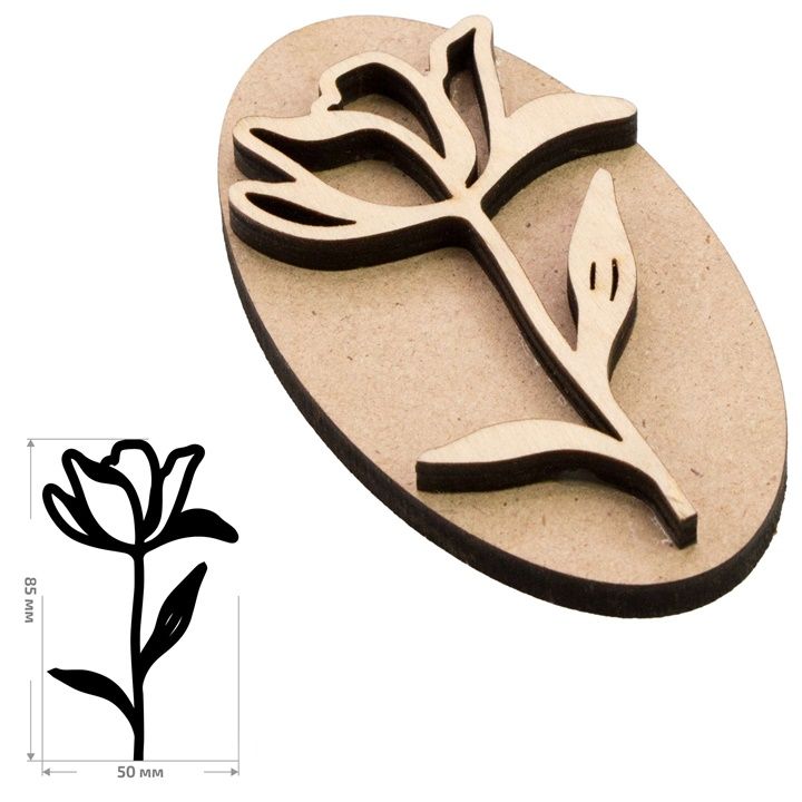ROSA Talent Timbro in legno n. 12 Botanico