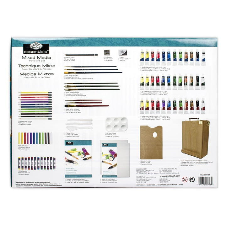Royal &amp; Langnickel Set d'arte a media mista da 104 pezzi