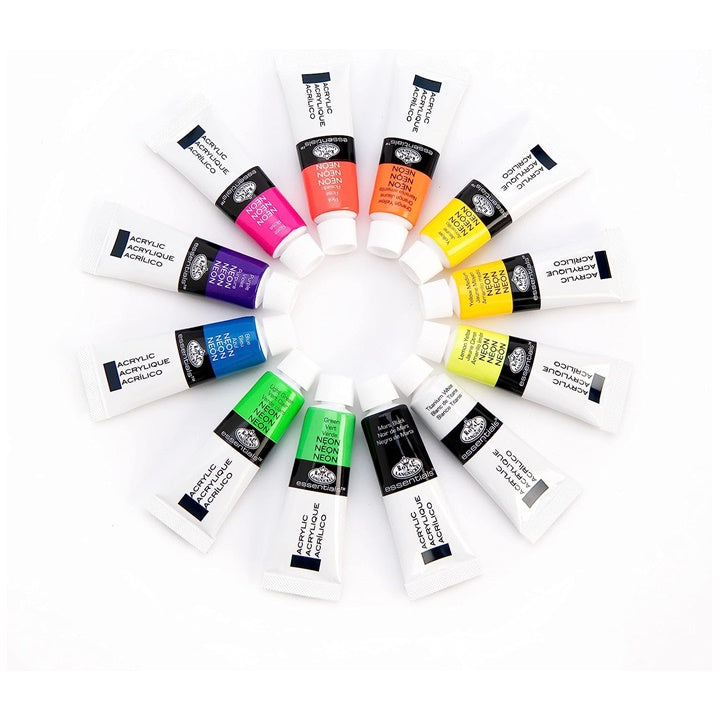 Royal &amp; Langnickel Vernici acriliche neon 12 x 12 ml