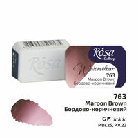 Colori ad acquerello Rosa Gallery pan 2,5 ml | colori diversi – Maroon Brown panvička