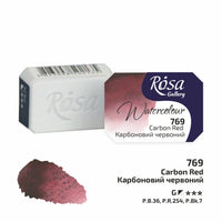 Colori ad acquerello Rosa Gallery pan 2,5 ml | colori diversi – Carbon Red panvička