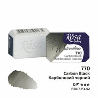 Colori ad acquerello Rosa Gallery pan 2,5 ml | colori diversi – Carbon Black panvička