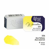 Colori ad acquerello Rosa Gallery pan 2,5 ml | colori diversi – Azo Yellow panvička