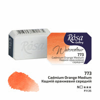 Colori ad acquerello Rosa Gallery pan 2,5 ml | colori diversi – Cadmium Orange Medium panvička