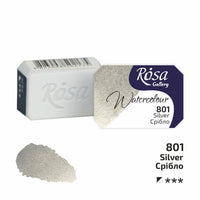 Colori ad acquerello Rosa Gallery pan 2,5 ml | colori diversi – Silver panvička