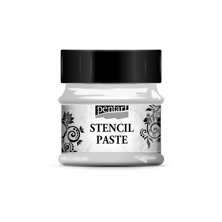 Pasta per stencil mettalizzata 50ml – silver