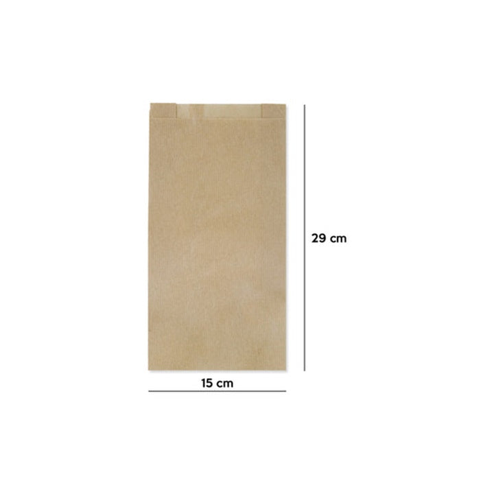 Sacchetto di carta marrone 150x290 mm 10 pz.
