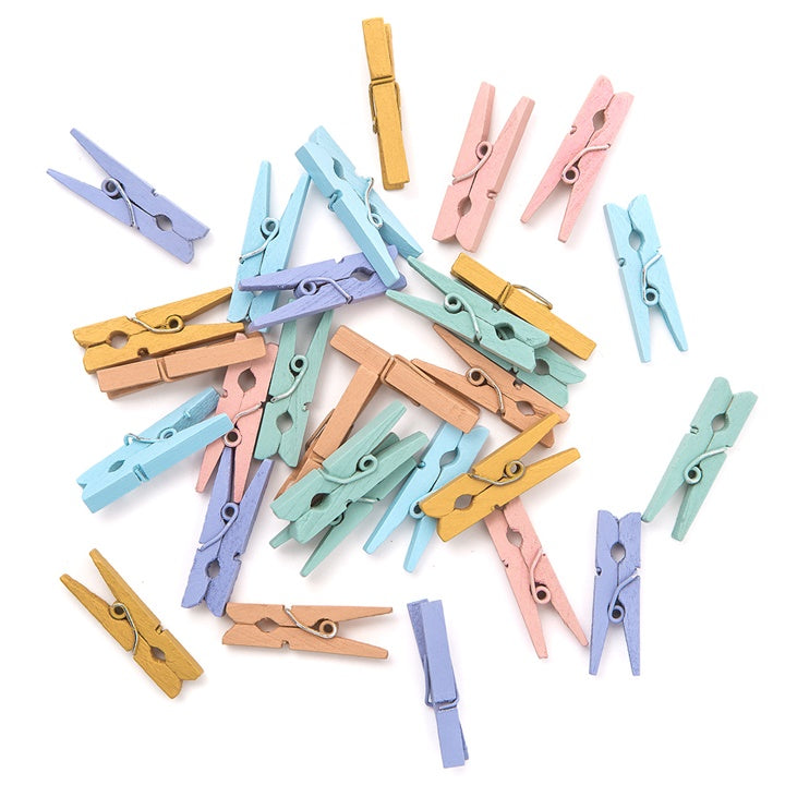 Set di mini pioli in legno – Rainbow