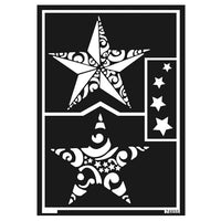 Sagoma autoadesiva Stella di Natale A5