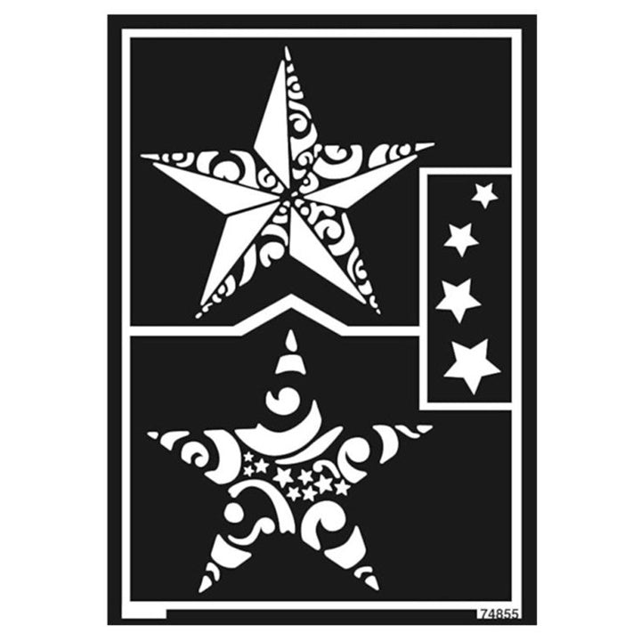 Sagoma autoadesiva Stella di Natale A5