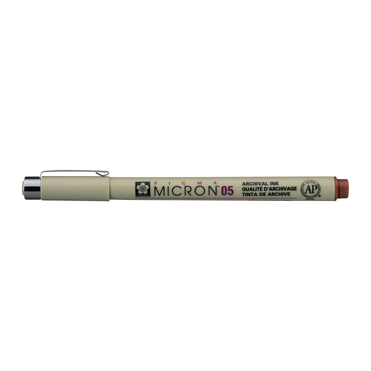 Sakura Pigma Micron 05 fineliner 0,45 mm – set da 6 colori – Marrone