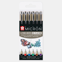 Sakura Pigma Micron 05 fineliner 0,45 mm – set da 6 colori
