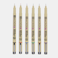 Sakura Pigma Micron 05 fineliner 0,45 mm – set da 6 colori