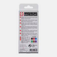 Sakura Pigma Micron 05 fineliner 0,45 mm – set da 6 colori