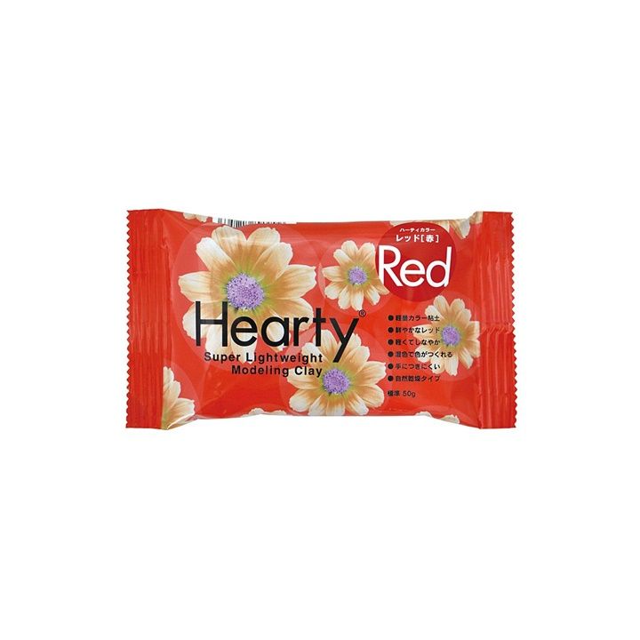 Argilla ultraleggera autoindurente Hearty Padico 50 g – Rosso