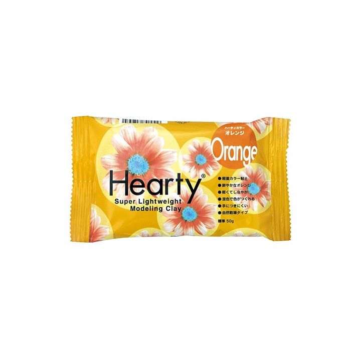 Argilla ultraleggera autoindurente Hearty Padico 50 g – Arancione