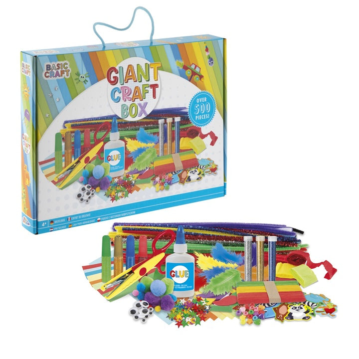 Scatola dell'artigianato gigante Set creativo 500 pezzi blu