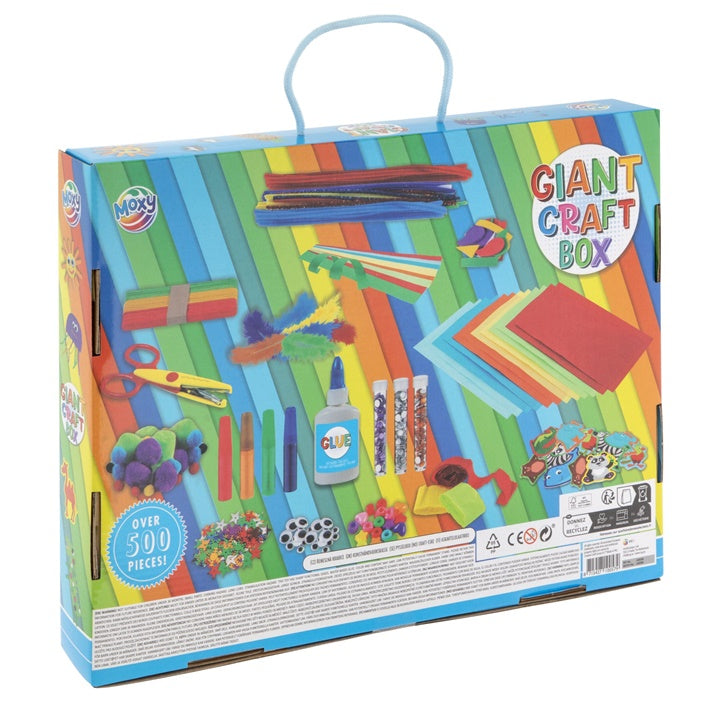 Scatola dell'artigianato gigante Set creativo 500 pezzi blu