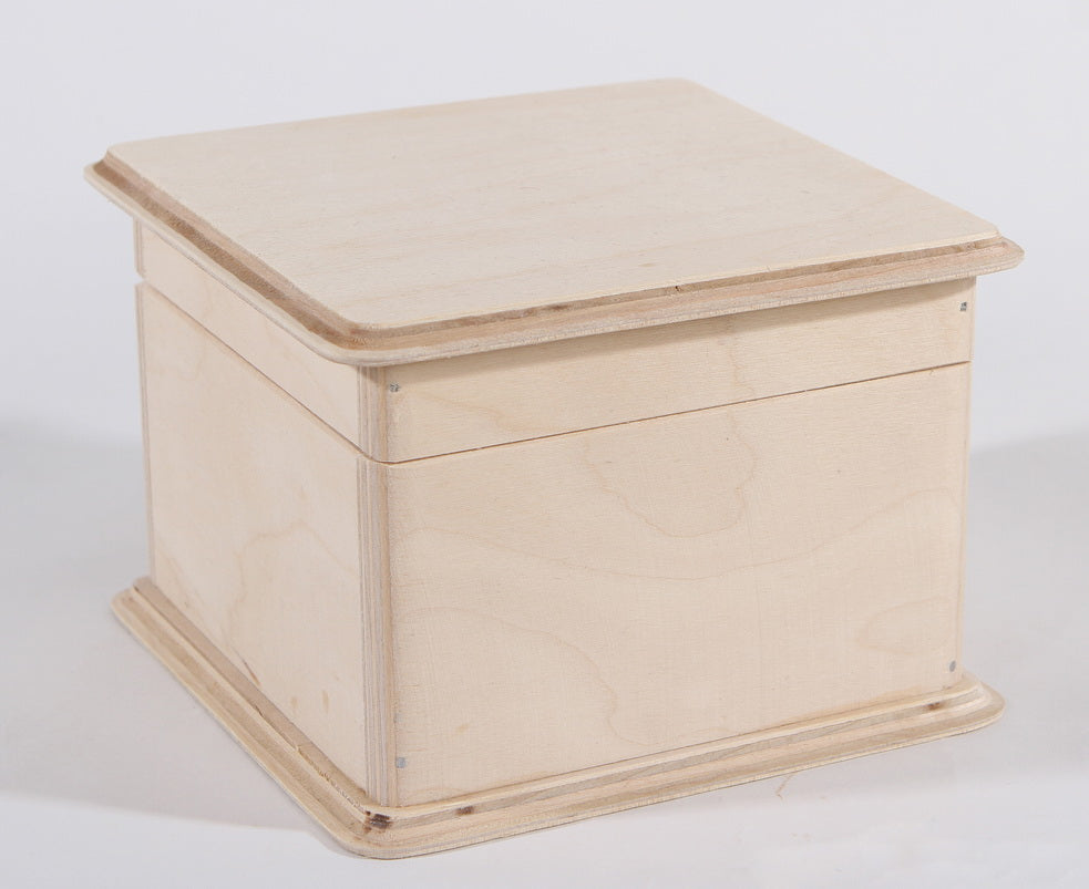 Scatola in legno Pentart, 14 x 14 cm