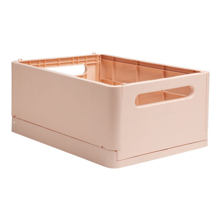 Scatola pieghevole SKANDI PP riciclato MAXI | Vari colori - Salmone