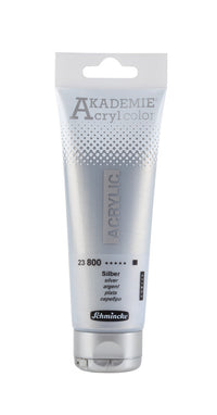 Colori acrilici Schmincke AKADEMIE 120 ml – 800 argento