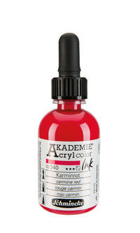 Inchiostro acrilico Schmincke AKADEMIE 50 ml | colori diversi – 340 rosso cremisi