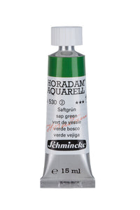 Schmincke Horadam colore ad acquerello in tubetto da 15 ml - Onetz – 530 Verde vescica