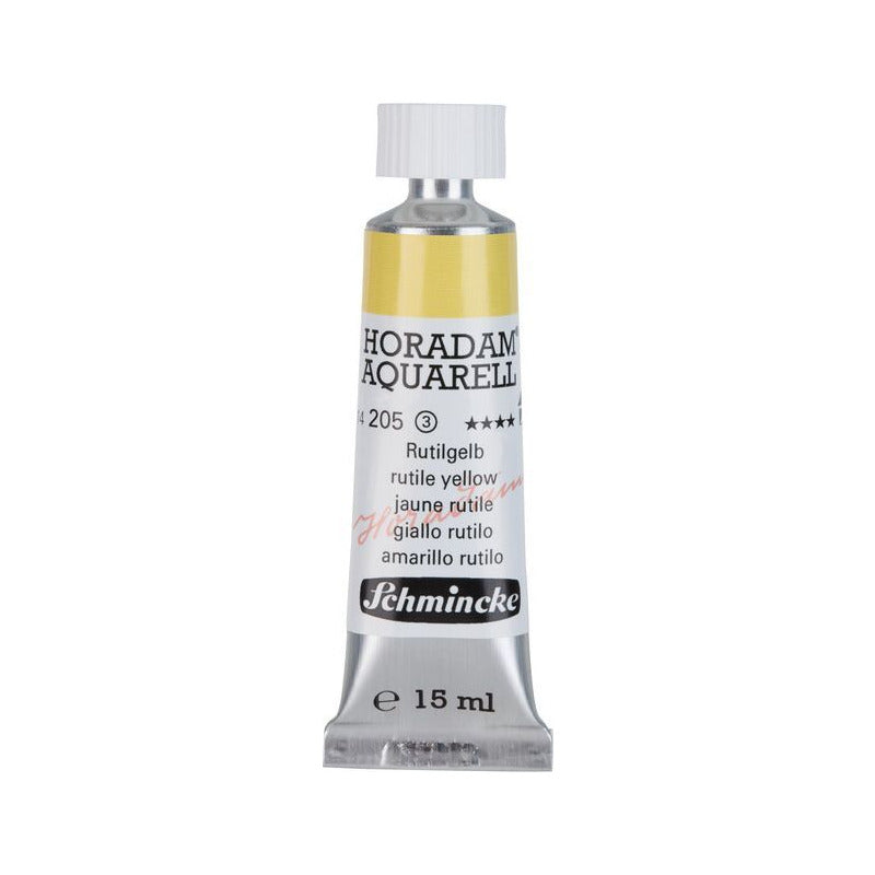 Schmincke Horadam colore ad acquerello in tubetto da 15 ml - Onetz – 205 Giallo rutilo
