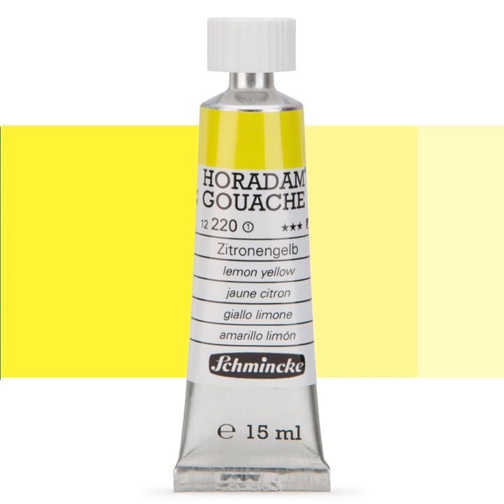 Vernici professionali Horadam Gouache – 220 Lemon Yellow