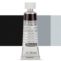 Vernici professionali Horadam Gouache – 787 Ivory Black