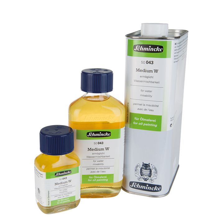 Schmincke Medium W per miscelare colori ad olio con acqua