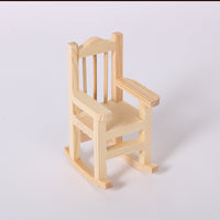 Sedia a dondolo in legno Pentart 6x6x10 cm