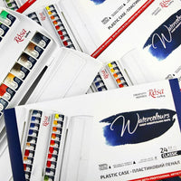 Set acquerelli ROSA Gallery Classic 24 colori dettagli godet