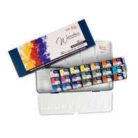 Set acquerelli ROSA GALLERY Monopigmented, colori vibranti in godet interi