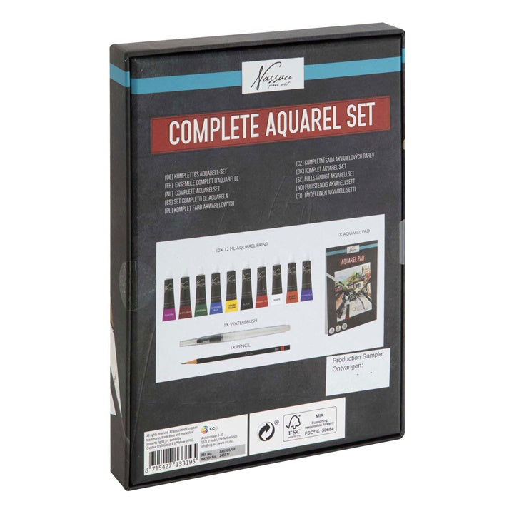 Set acquerello Nassau | 13 pezzi
