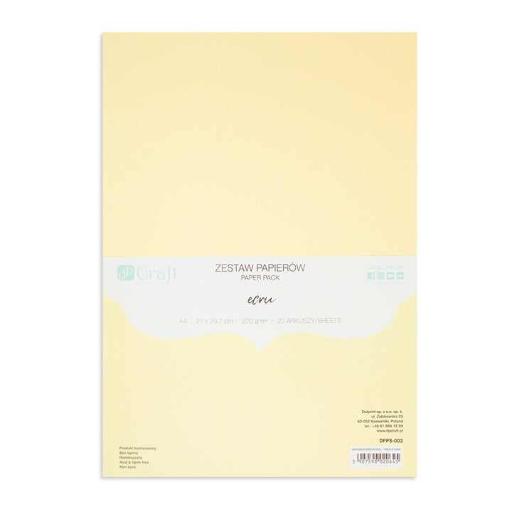 Set carta colorata DP Craft - 20 pezzi | vari colori